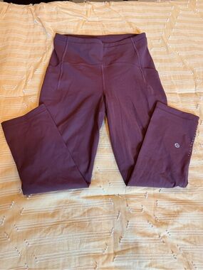 lululemon athletica performance brown Leggings